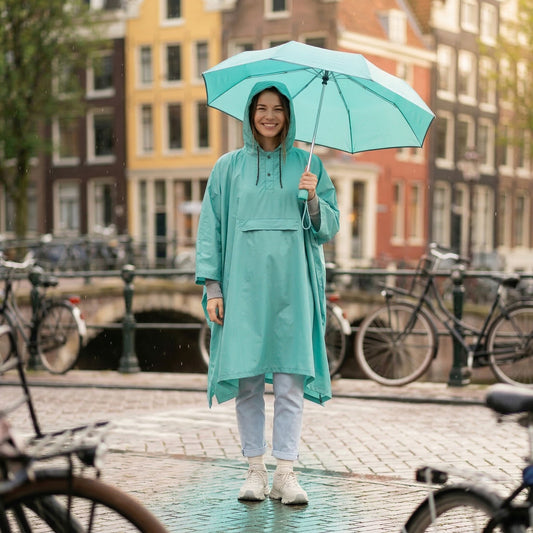 Regenpakket Duo: Paraplu & Poncho