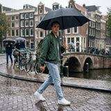 Klassieke Heren Wandelparaplu – Zwart